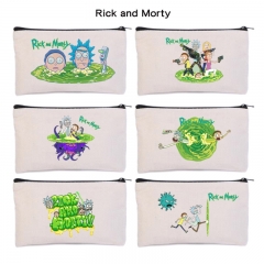 8 Styles Rick and Morty Anime Canvas Pencil Bag