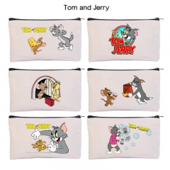 7 Styles Tom and Jerry Anime Canvas Pencil Bag