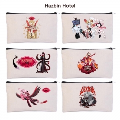 8 Styles Hazbin Hotel Anime Canvas Pencil Bag