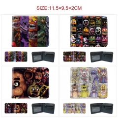 7 Styles Five Nights at Freddy's PU Folding Purse Anime Short Wallet