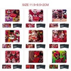 10 Styles Hazbin Hotel PU Folding Purse Anime Short Wallet