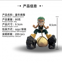 9.5cm GK One Piece Roronoa Zoro Cartoon Anime PVC Figure Action Figure