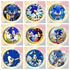 12 Styles Sonic the Hedgehog Cartoon Anime Alloy Pin Brooch