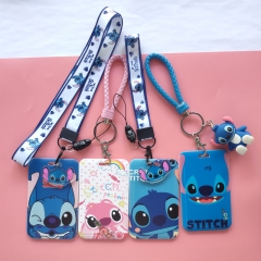 8 Styles Lilo & Stitch Cartoon Pattern Anime Card Holder Bag