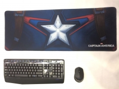 (30x79cm) Captain America Cartoon Anime Mouse Pad