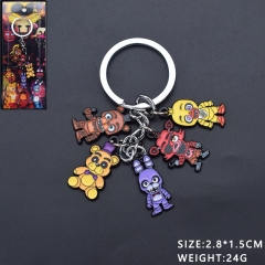 Five Nights at Freddy's Alloy Anime Keychain