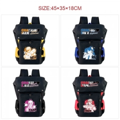 9 Styles Chainsaw Man Cartoon Pattern Anime Backpack Bag With USB Charging Cable
