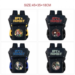 8 Styles SPY×FAMILY Cartoon Pattern Anime Backpack Bag With USB Charging Cable
