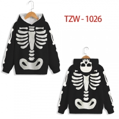 2 Styles The Nightmare Before Christmas Cosplay Cartoon Print Anime Hooded Hoodie For Children