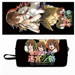 The Strongest Tank's Labyrinth Raids -A Tank with a Rare 9999 Resistance Skill Got Kicked from the Hero's Party- Cartoon Pencil Box Anime Pencil Bag