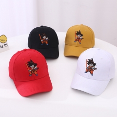 4 Styles Dragon Ball Z Cartoon For Children's Baseball Cap Anime Hat