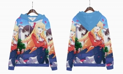 2 Styles I'm in Love with the Villainess Cartoon Long Sleeve Anime Hooded Hoodie