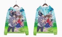 My Instant Death Ability Is Overpowered Cartoon Long Sleeve Anime Hooded Hoodie