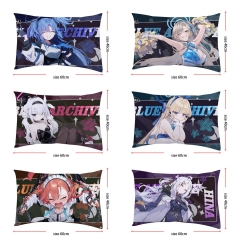 40X60CM 10 Styles Blue Archive Cosplay Movie Decoration Cartoon Anime Pillow Case
