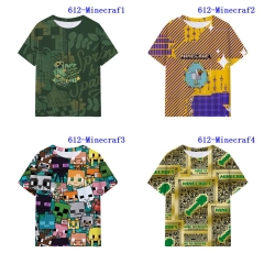 5 Styles Minecraft Printing Digital 3D Cosplay Anime T Shirt