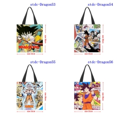 33*38cm 6 Styles Dragon Ball Z Shopping Bag Canvas Anime Handbag