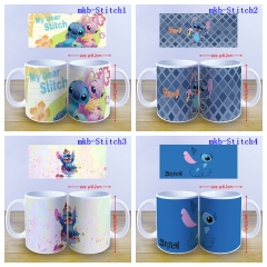 6 Styles Lilo & Stitch Custom Design Color Printing Anime Mug Ceramic Cup