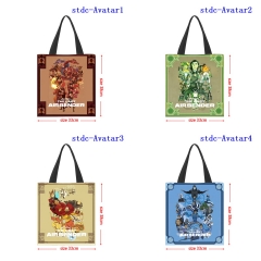 33*38cm 6 Styles Avatar: The Last Airbender Shopping Bag Canvas Anime Handbag