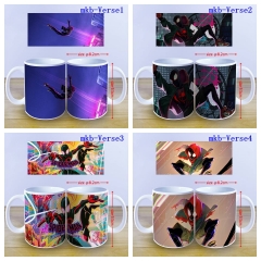 6 Styles Spider-Man Across the Spider-Verse Custom Design Color Printing Anime Mug Ceramic Cup