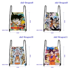 32X38CM 6 Styles Dragon Ball Z Cartoon Anime Drawstring Bag