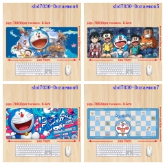 （70x30x0.3cm）6 Styles Doraemon Cartoon Anime Mouse Pad