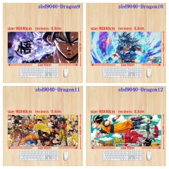 （90x40x0.3cm ）6 Styles Dragon Ball Z Cartoon Anime Mouse Pad