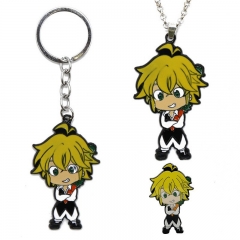 3 Styles The Seven Deadly Sins Anime Alloy Brooch/Keychain/Necklace