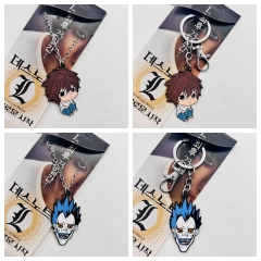 4 Styles Death Note Cartoon Anime Alloy Keychain/Necklace