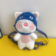 Animal Cat Cartoon Anime Plush Backpack Bag