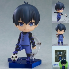 10cm Nendoroid Blue Lock 1998# Isagi Yoichi Moveable Anime PVC Figure Toy