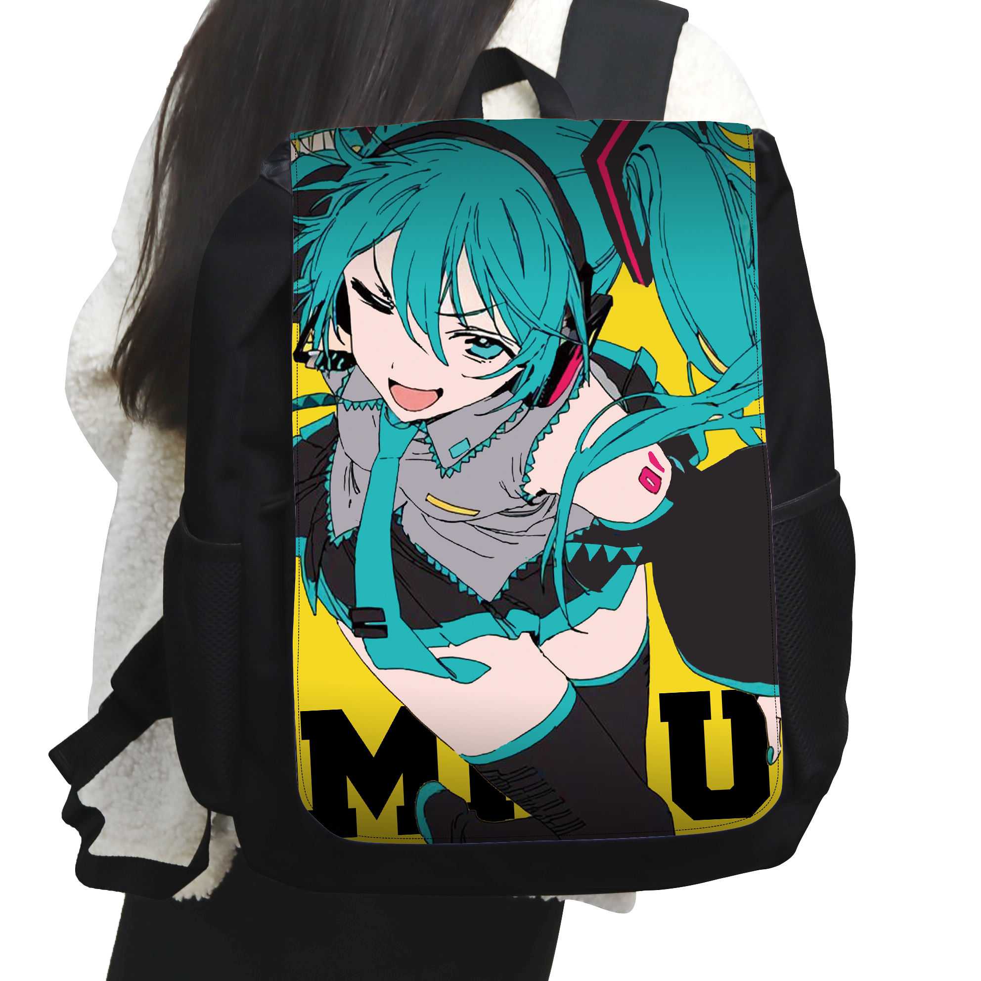 3 Styles Hatsune Miku Cartoon Anime Backpack Bag