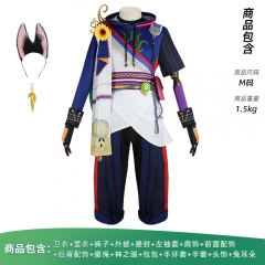 7 Sizes Genshin Impact Cartoon Character Cosplay Anime Costume Set